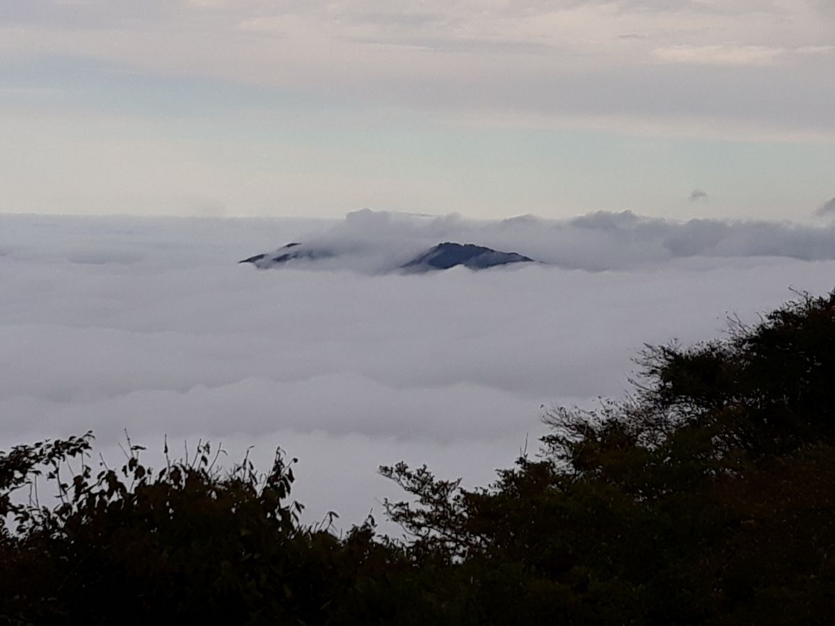 Picture of the view from Tsukuba-San Mountain, Friday October 18, 2019.