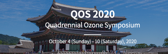 Banner image for the 2020 Quadrennial Ozone Symposium 2020 held in Seoul, Korea