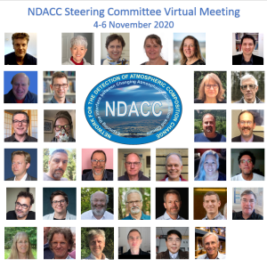 Picture of attendees of the 2020 NDACC Steering Committee Meeting.